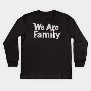 We Are Family Bowling Kids Long Sleeve T-Shirt